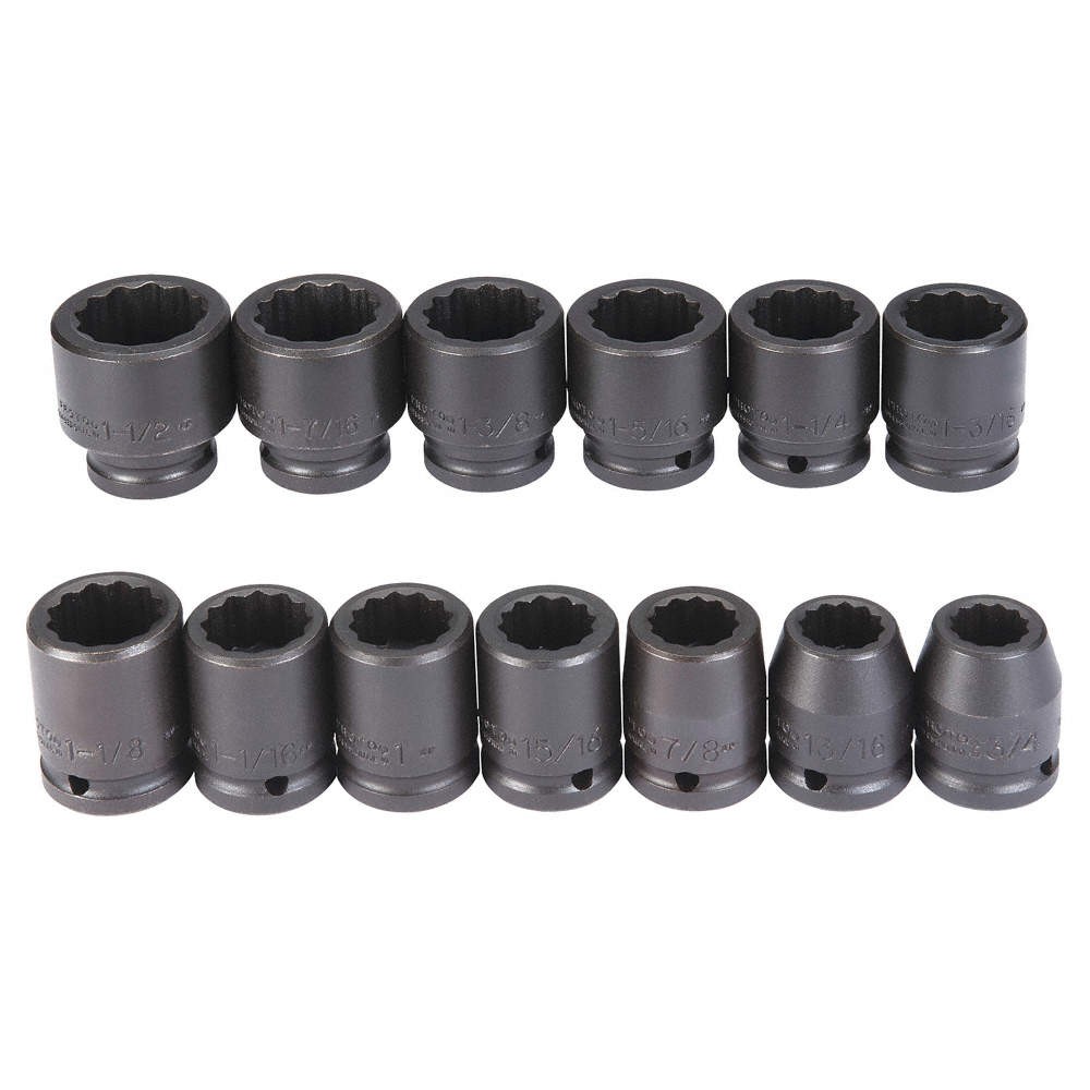 PROTO J72104 Impct Skt St,Steel,Blk Oxd,3/4- 1 1/2 in 45EK95