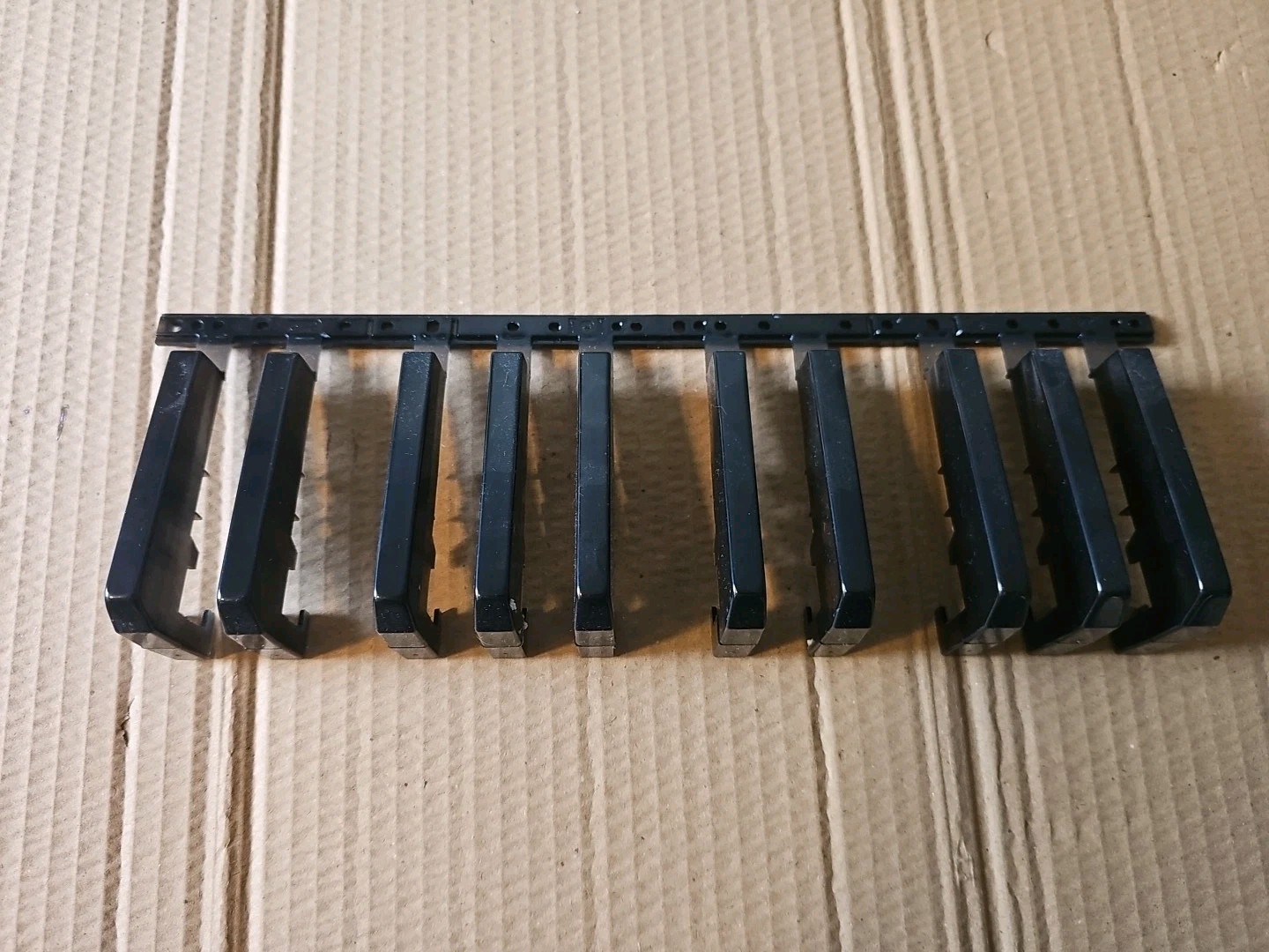CASIO LK-100 LK-110 Lighting Keyboard Used Black Keys (Flat Sharp) Two Octaves