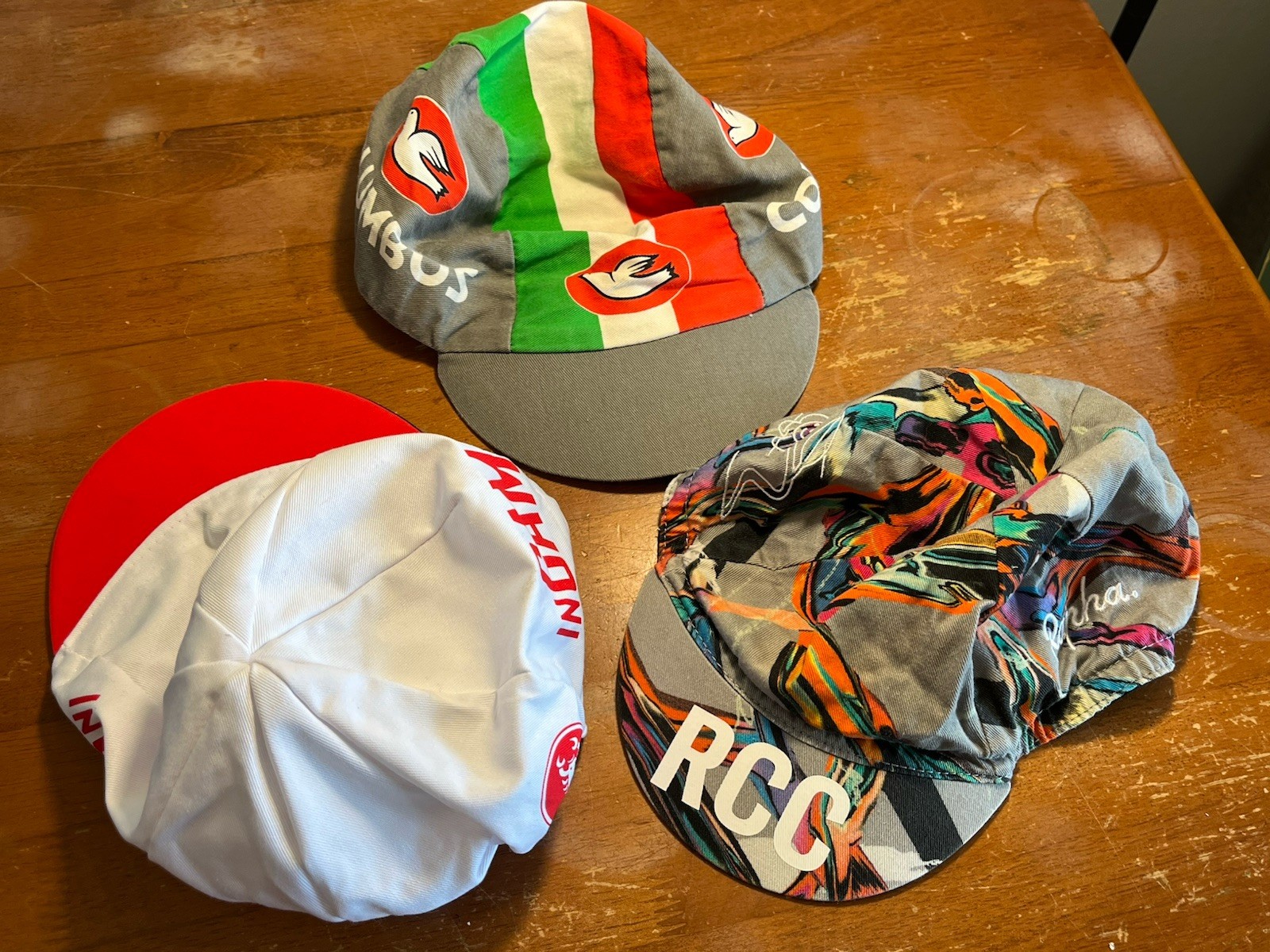 Rapha LOT of 3 Cycling Cap Hats Cotton Logo Bike Lightweight Castelli