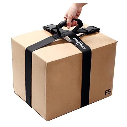 Box Carrying Strap with Handle, Handheld Belt for 74.8 inch (Cross-shaped)