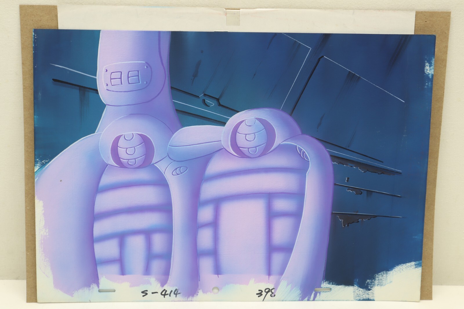 Original Hand Painted Animation Production Background & Sketch (232-37)