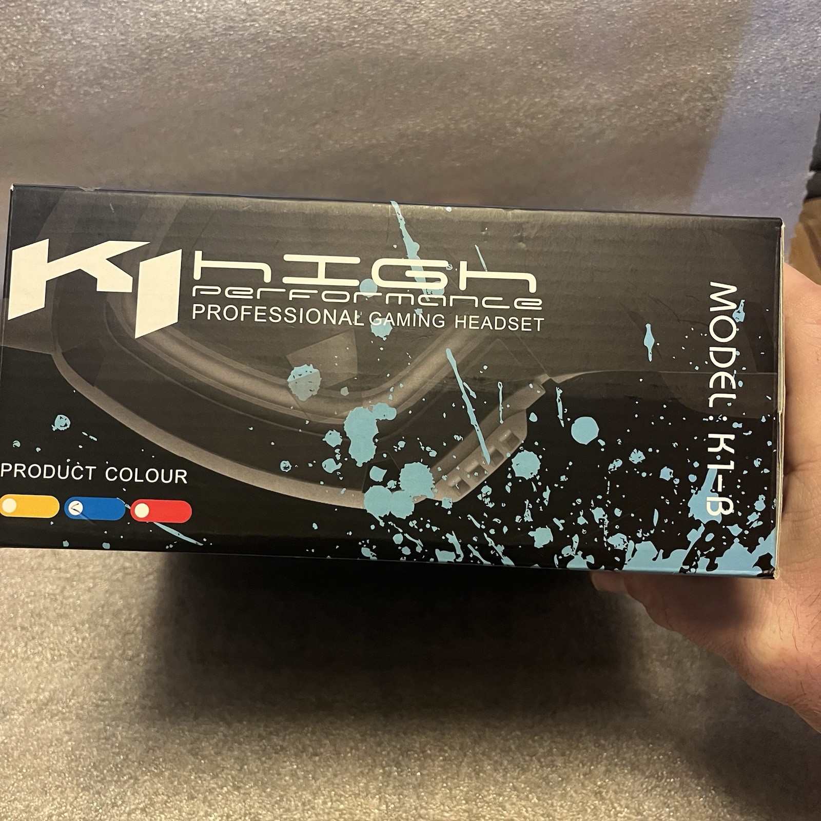 ONIKUMA K1-B PRO Gaming Headset New In Open Box Blue
