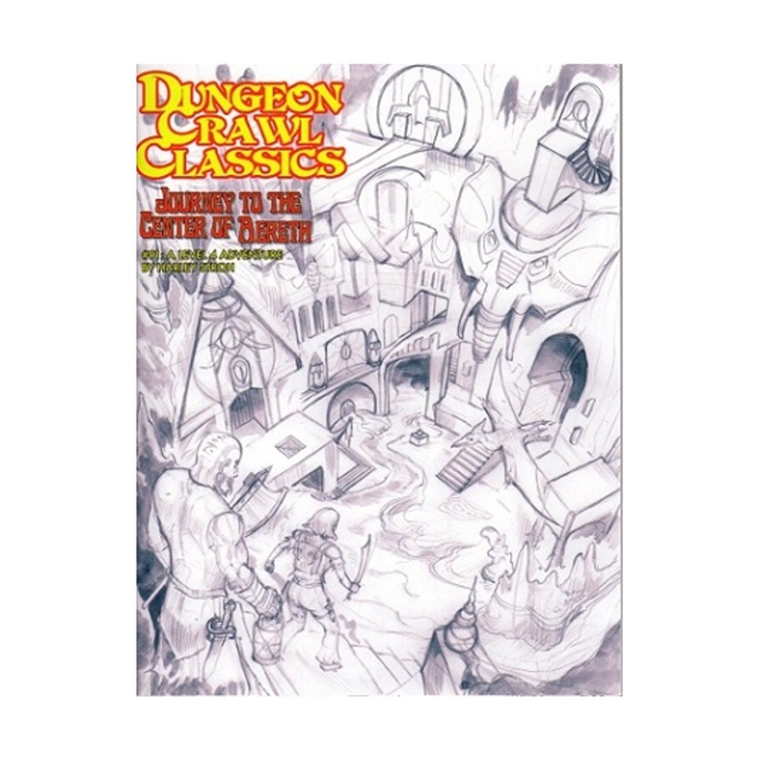 Goodman DCC RPG Journey to the Center of Aereth (Sketchcover Ed) New