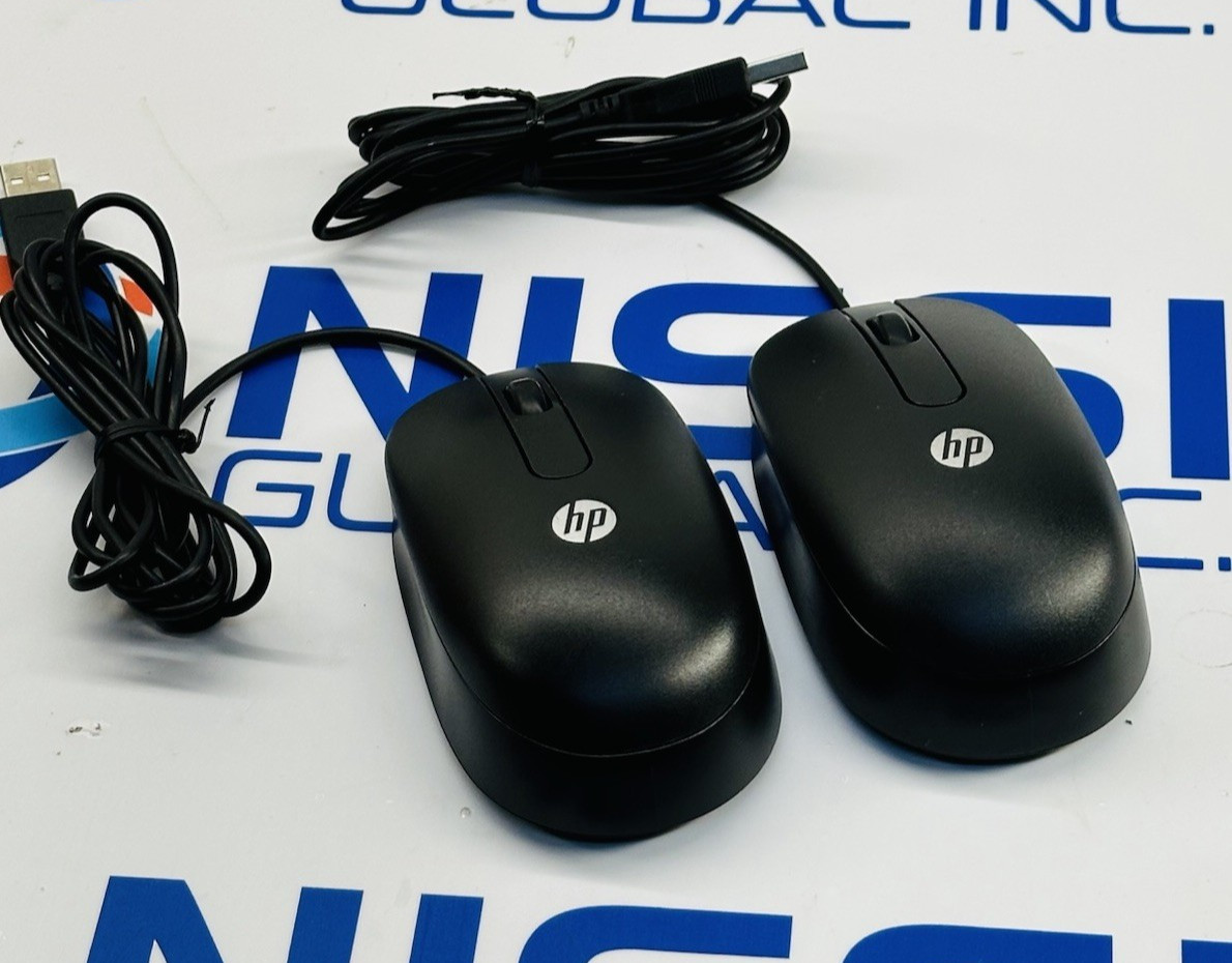 Lot of 2 Genuine HP SM-2022 672652-001 (MOFYUO) 2 Button Wired USB Optical Mouse