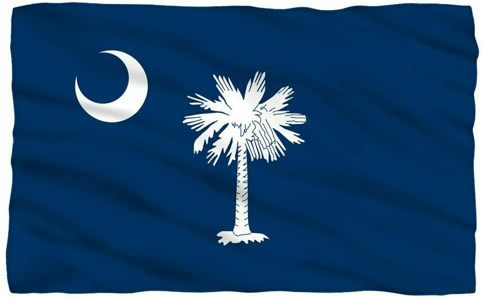 SOUTH CAROLINA PALMETRTO TREE Flag 50x60 Polar Fleece Blanket Throw (Brand New)