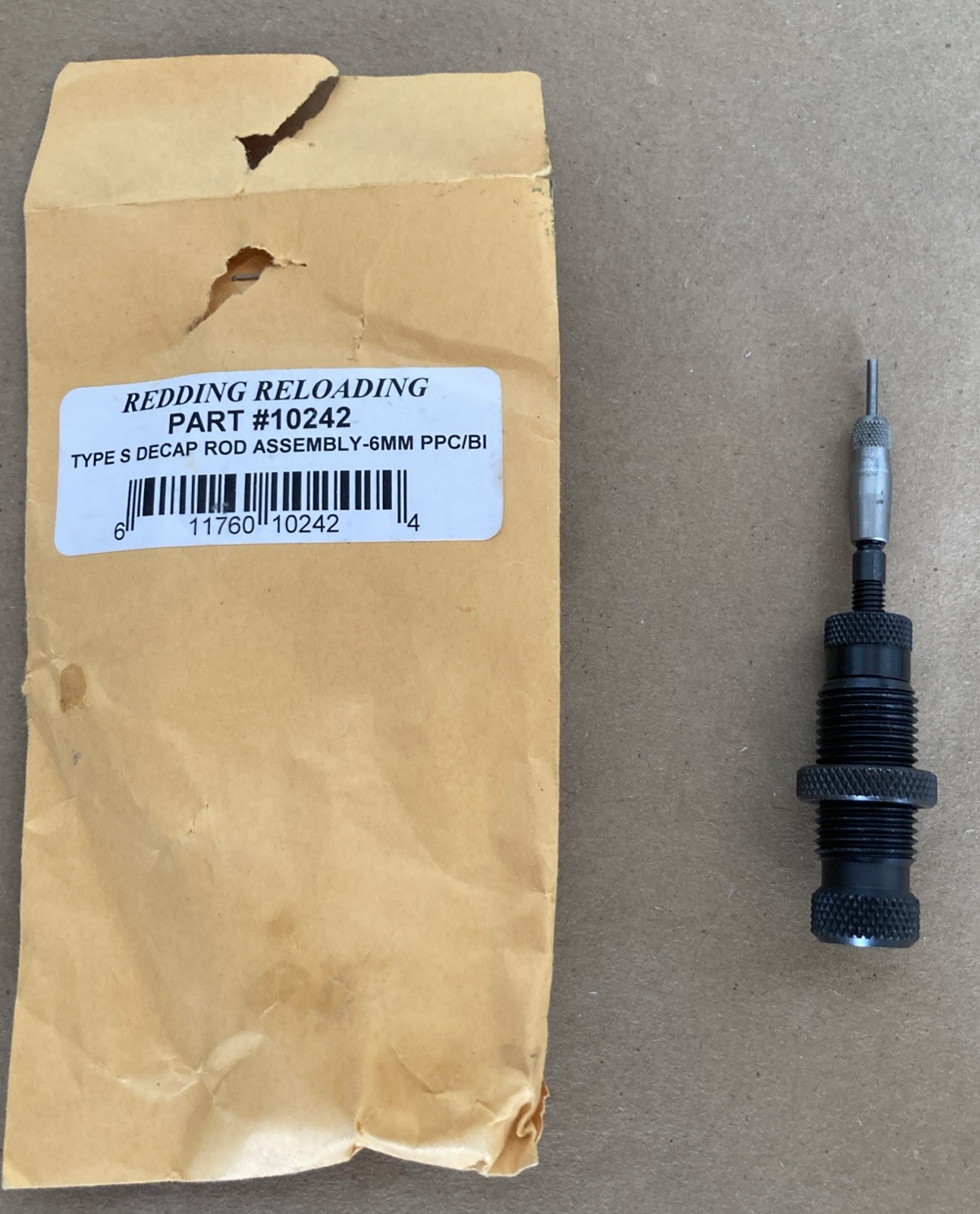 10242 REDDING TYPE-S DECAPPING ROD ASSEMBLY 6MM PPC / BI