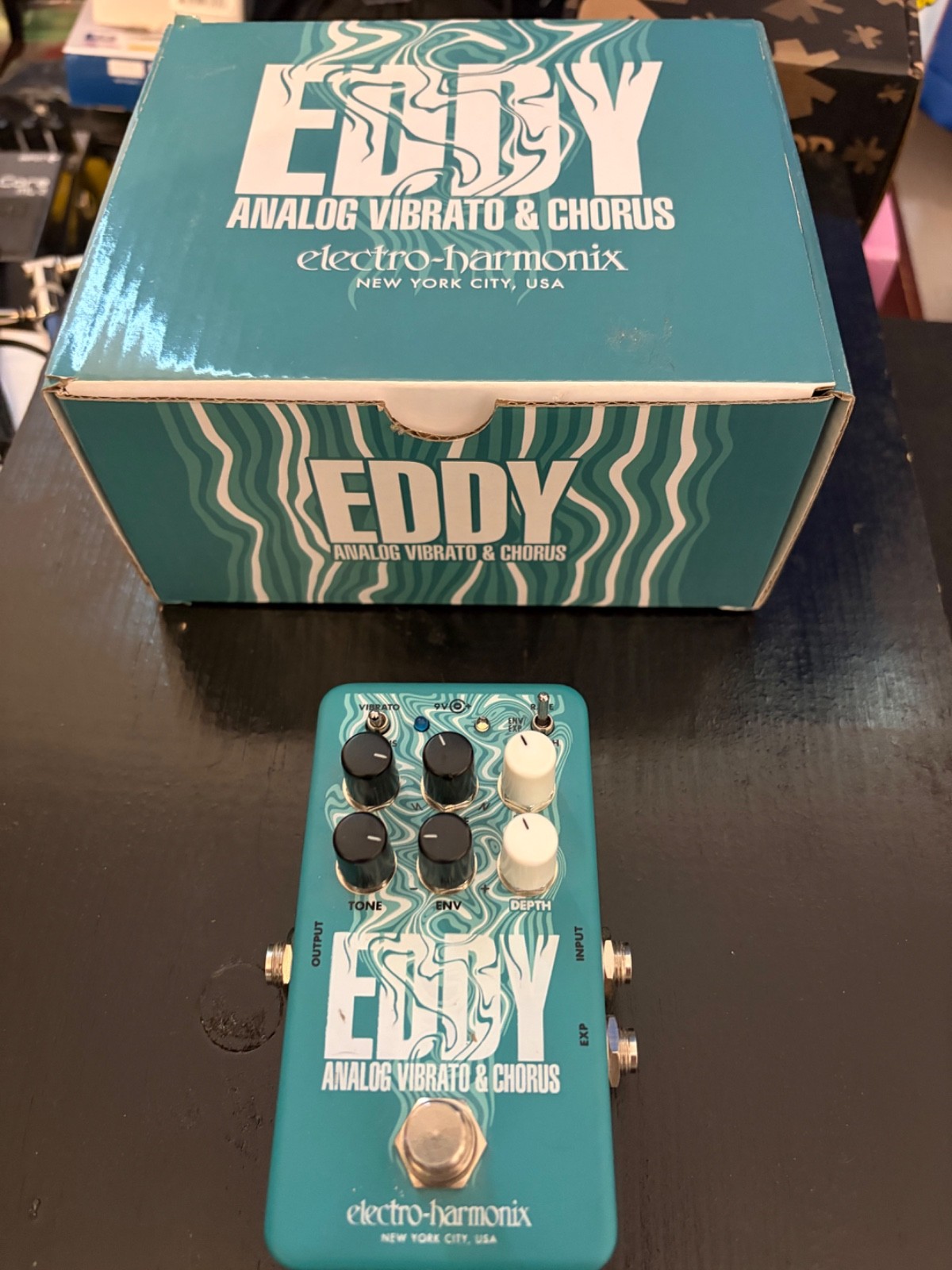 Electro-Harmonix 🔥Eddy Analog Vibrato and Chorus Effects Pedal