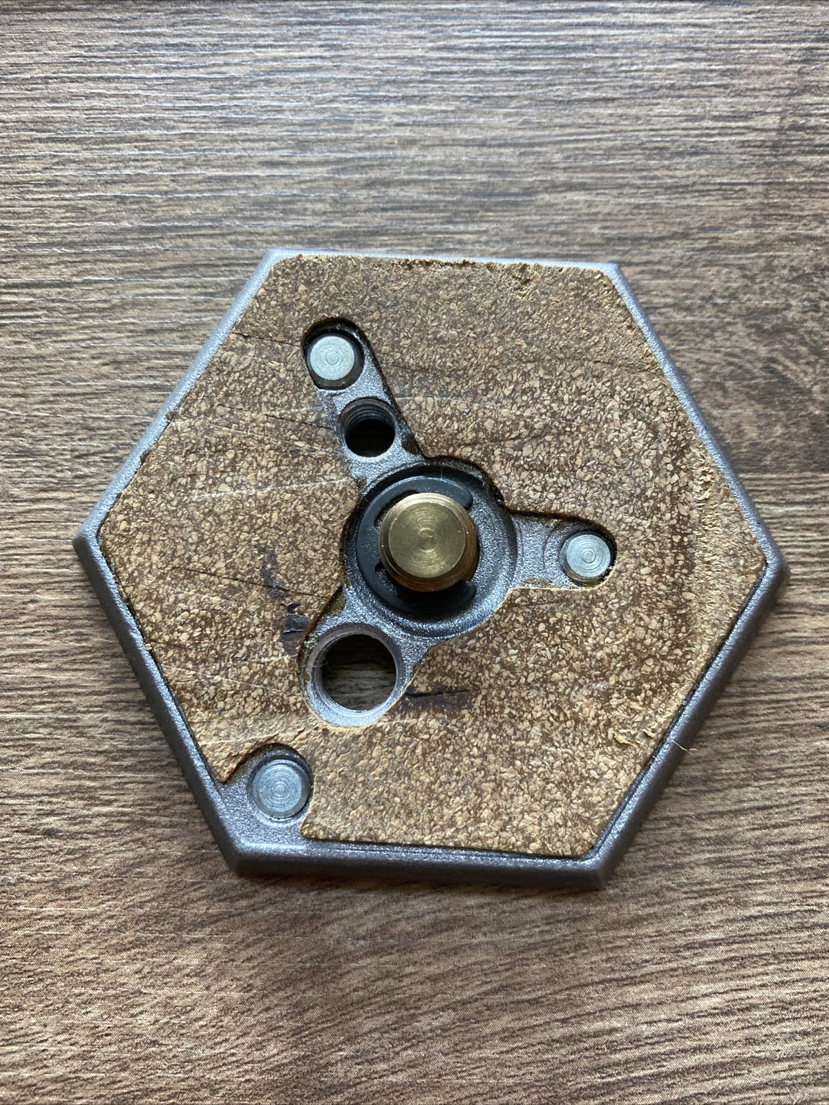 Manfrotto Hexagonal Tripod Head Quick Release Plate 1/4"-20 Thread
