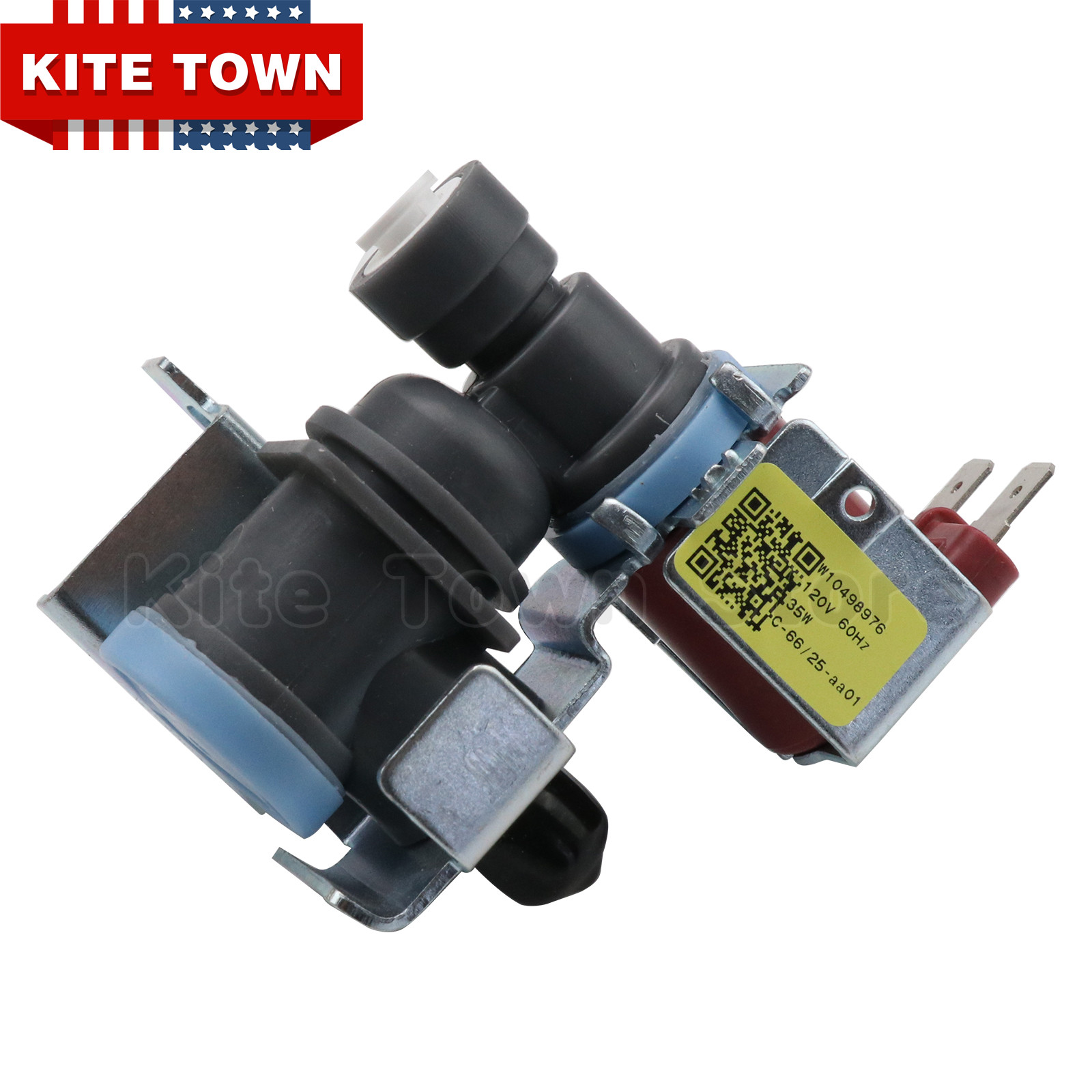 W10498976 Refrigerator Ice Maker Water Inlet Solenoid Valve for Whirlpool Maytag