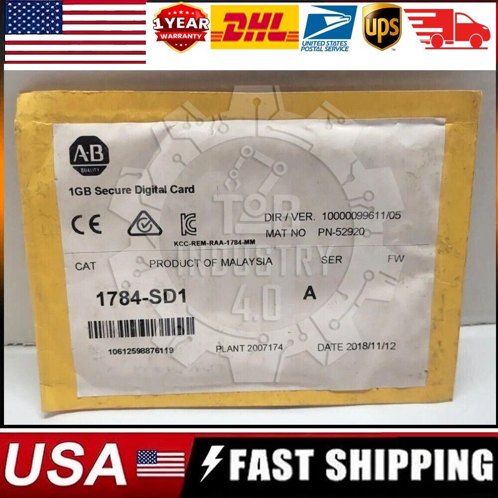 NEW Allen-Bradley 1784-SD1 Secure Digital Card 1784SD1 FREE SHIP