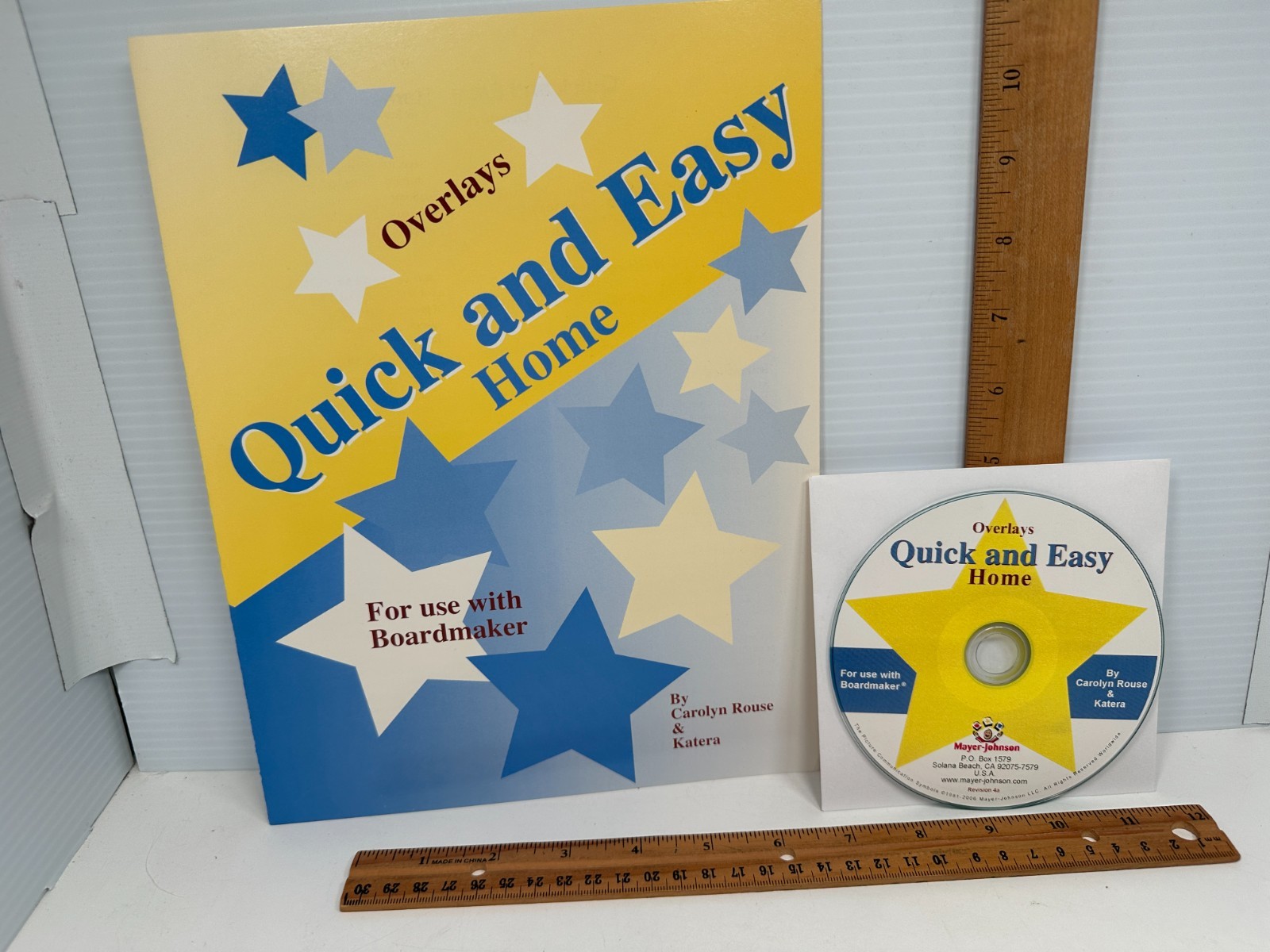 Overlays Quick  and Easy for use with Boardmaker Disc Manual Mayer-Johnson