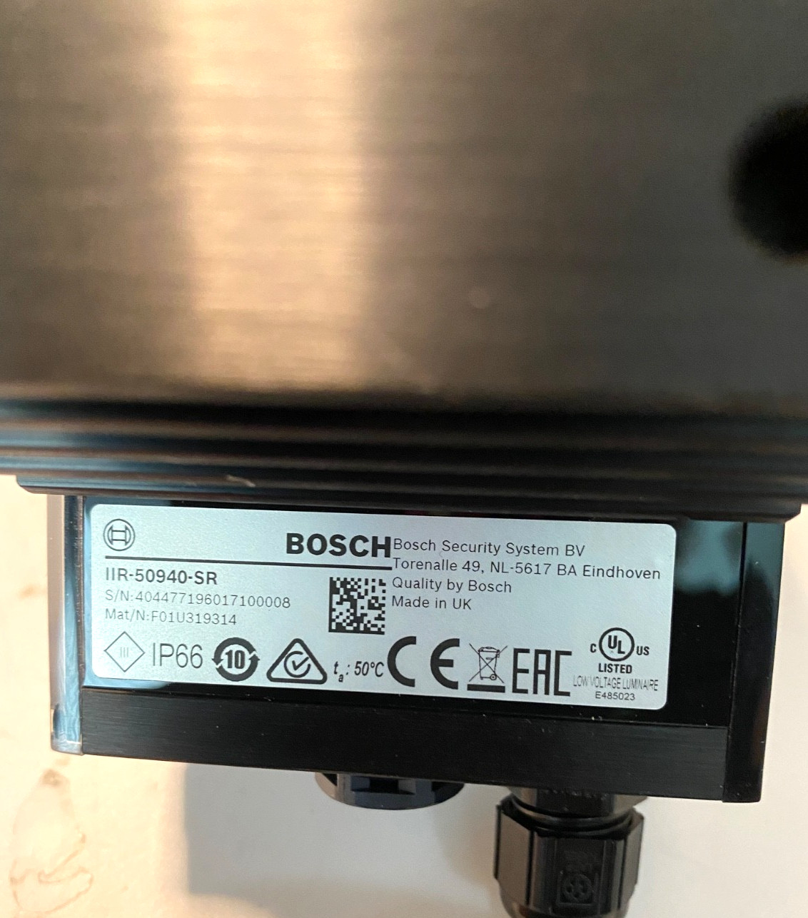 Bosch IR Iluminator 5000 SR HR-50940-SR New