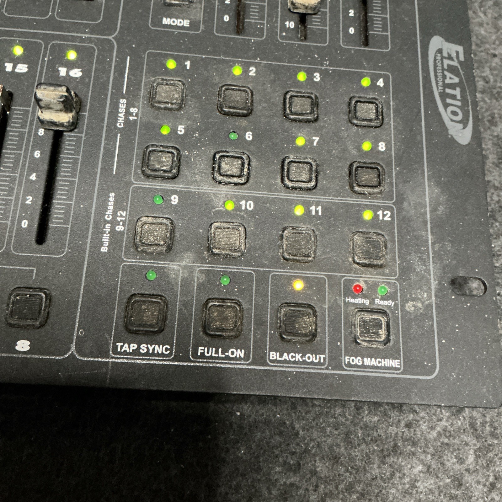 Elation Stage Setter-8 DMX lighting controller console Powers On, Untested