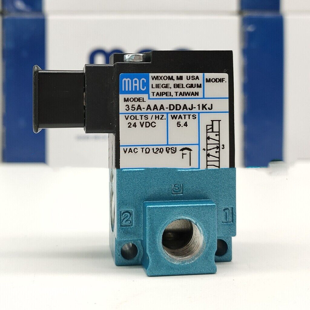 MAC 35A-AAA-DDAJ-1KJ Solenoid Valve New One 35AAAADDAJ1KJ