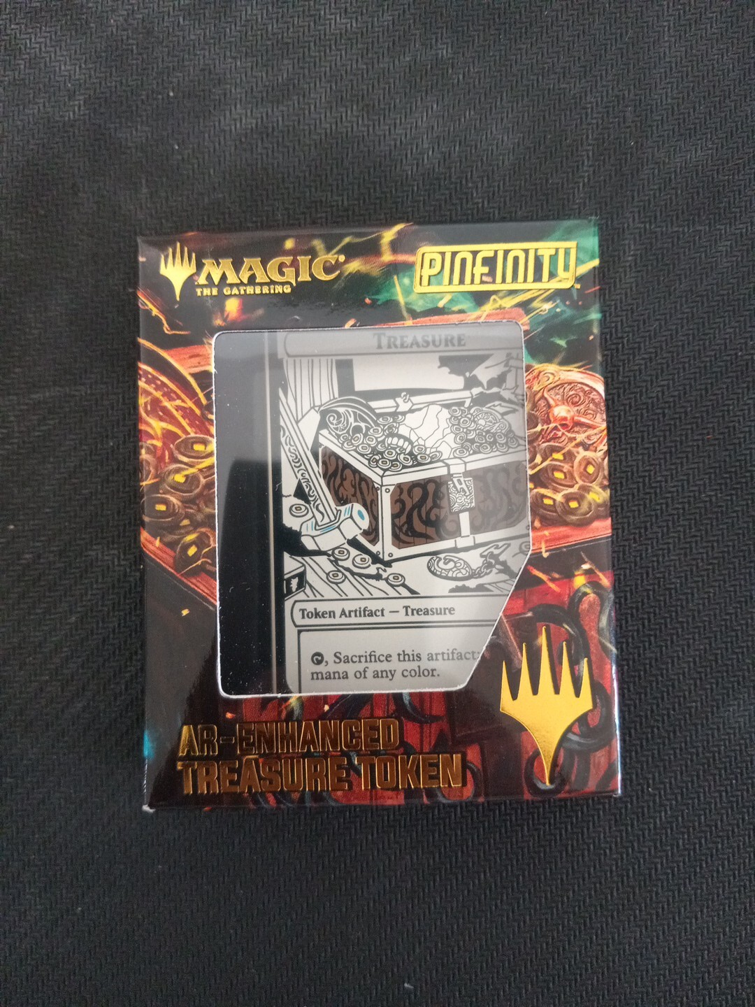 Magic the Gathering Pinfinity Treasure Token #125 Sealed