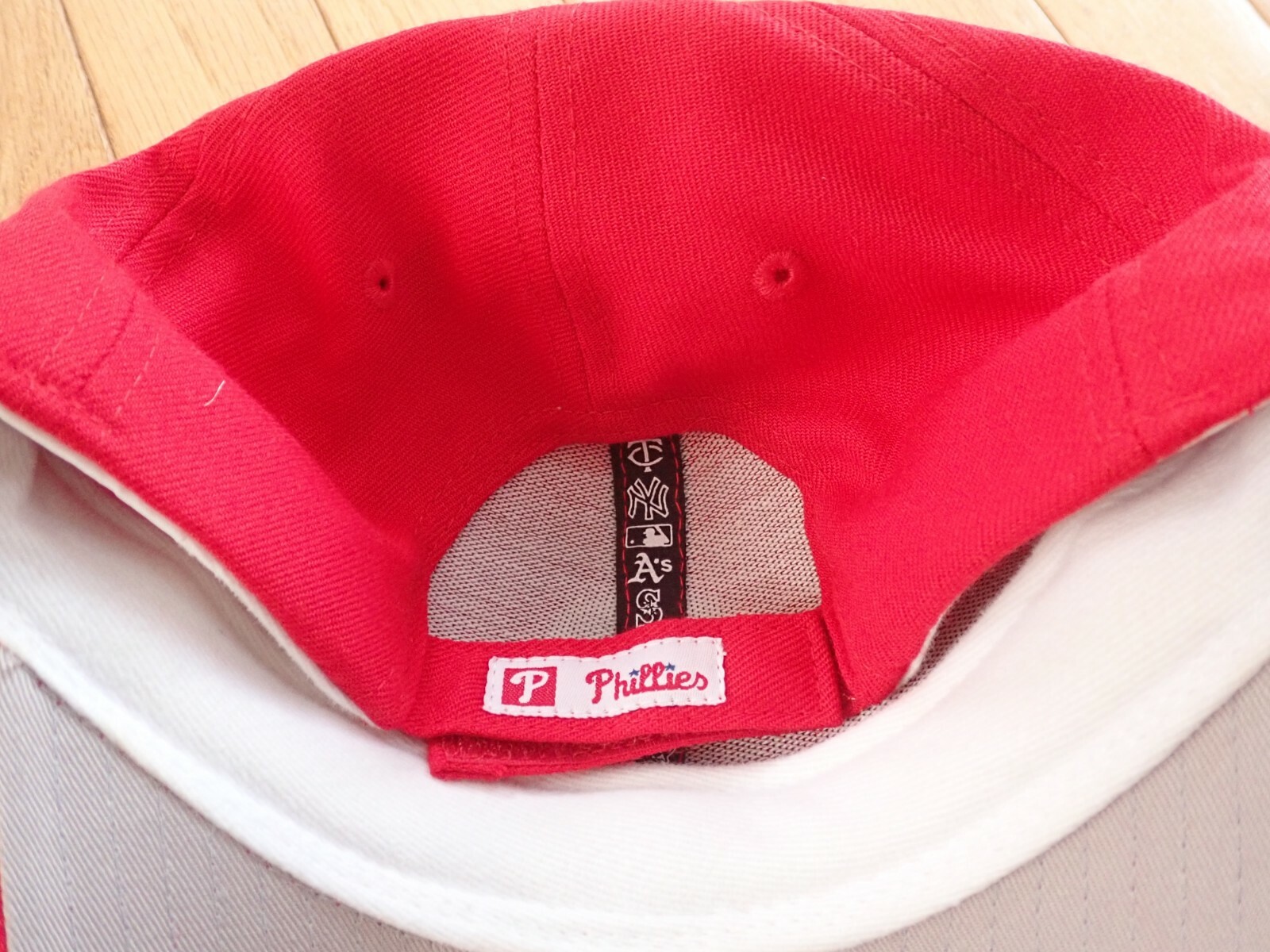 JON LIEBER PHILLIES AUTHENTIC SIGNED NEW ERA ADJUSTABLE HAT