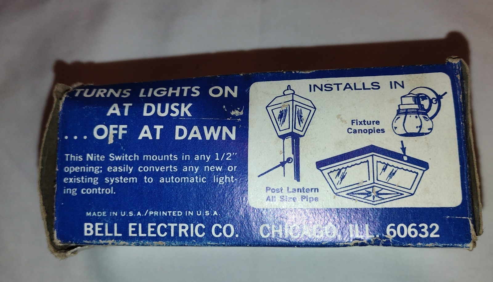 BELL ELECTRONIC "NIGHT SWITCH" NOS