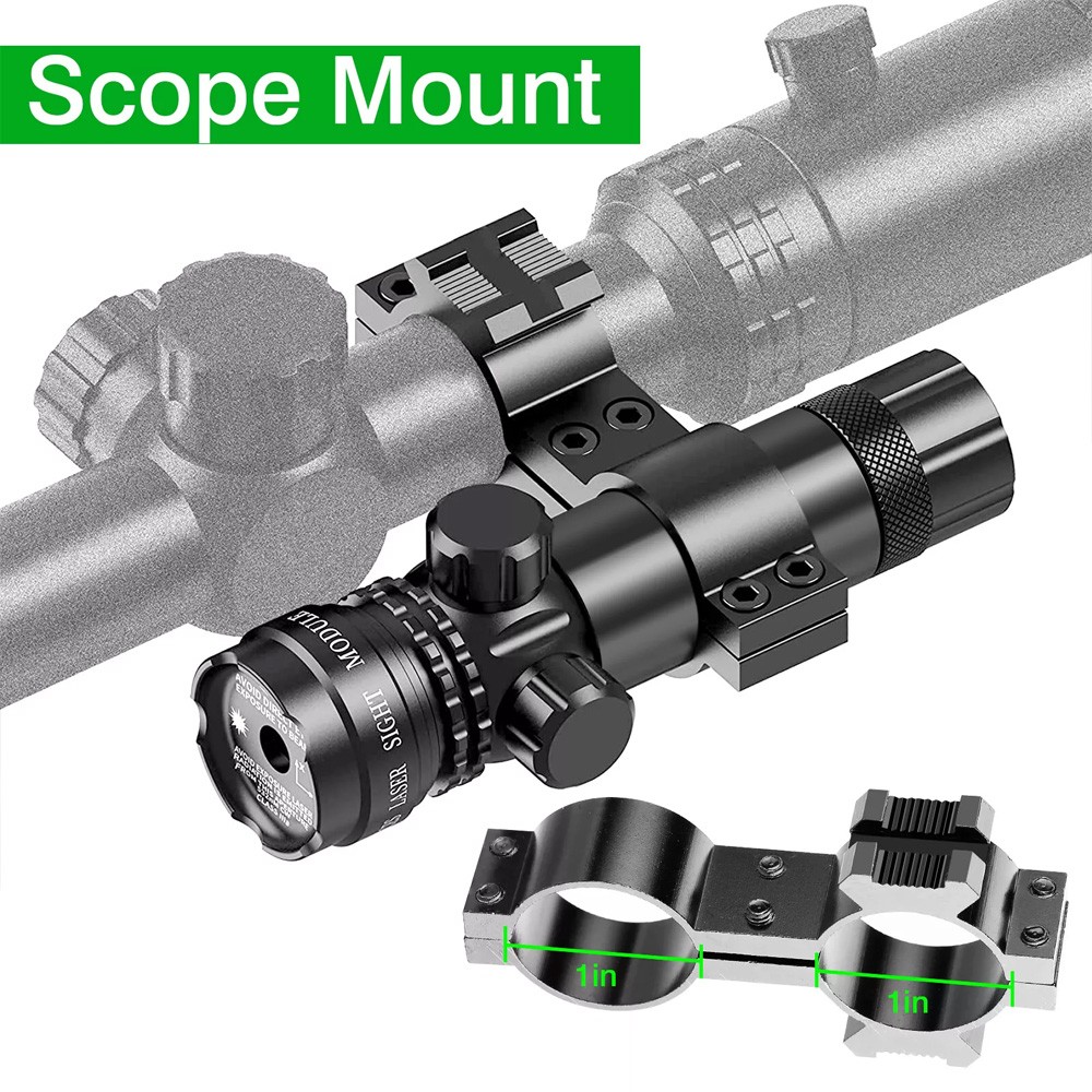 Green Laser Sight Rifle Dot Scope Laser Remote Switch Rail Barrel Mount ASN