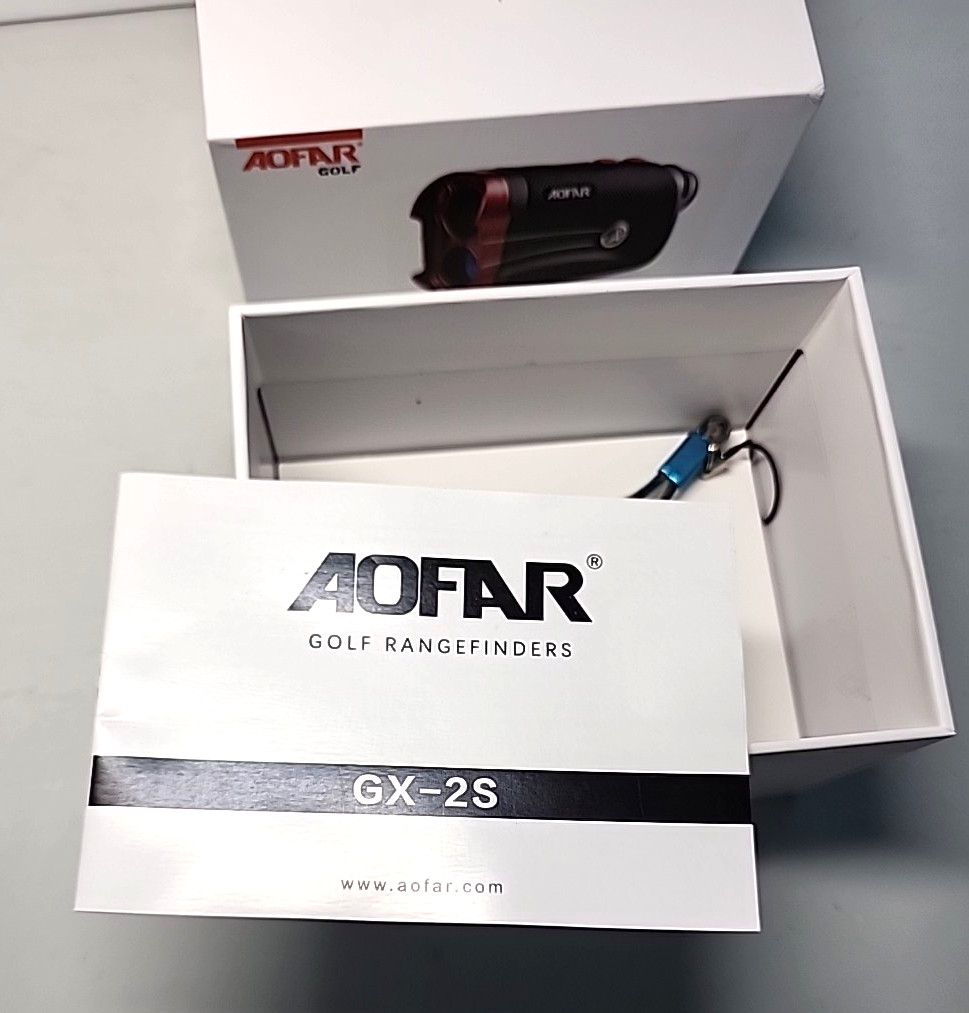 AOFAR GX-2S Rangefinder for Golf & Hunting with Slope & Angle Switch, Flag-Lock