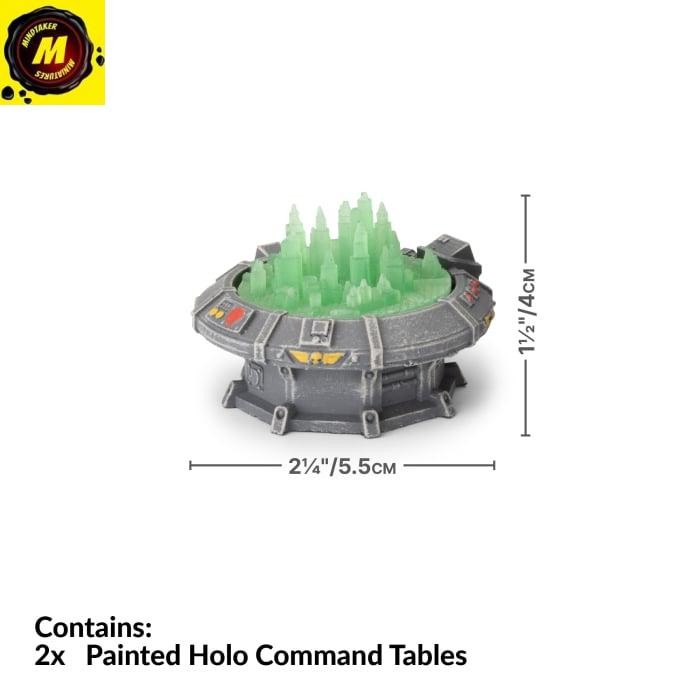 Gothic Sector: Castograd Holo Command Table (x2) -#BB732 - Sci-fi Terrain