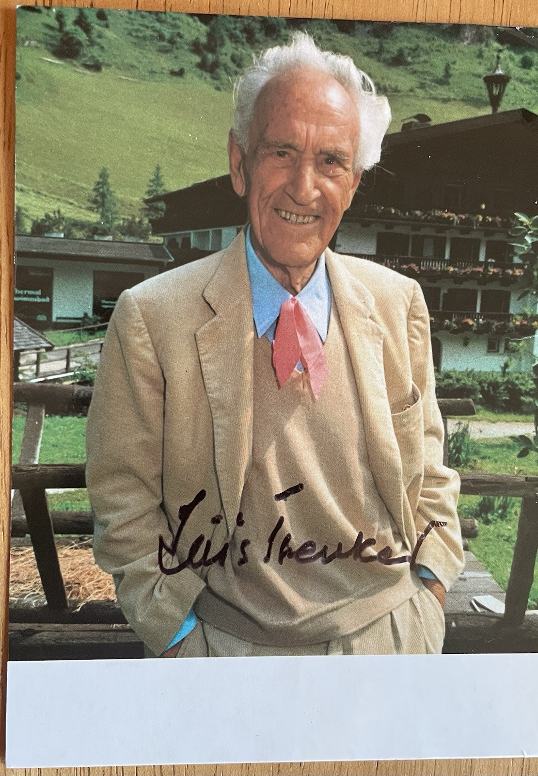 Movie Producer & Director Luis Trenker Autograph Photo