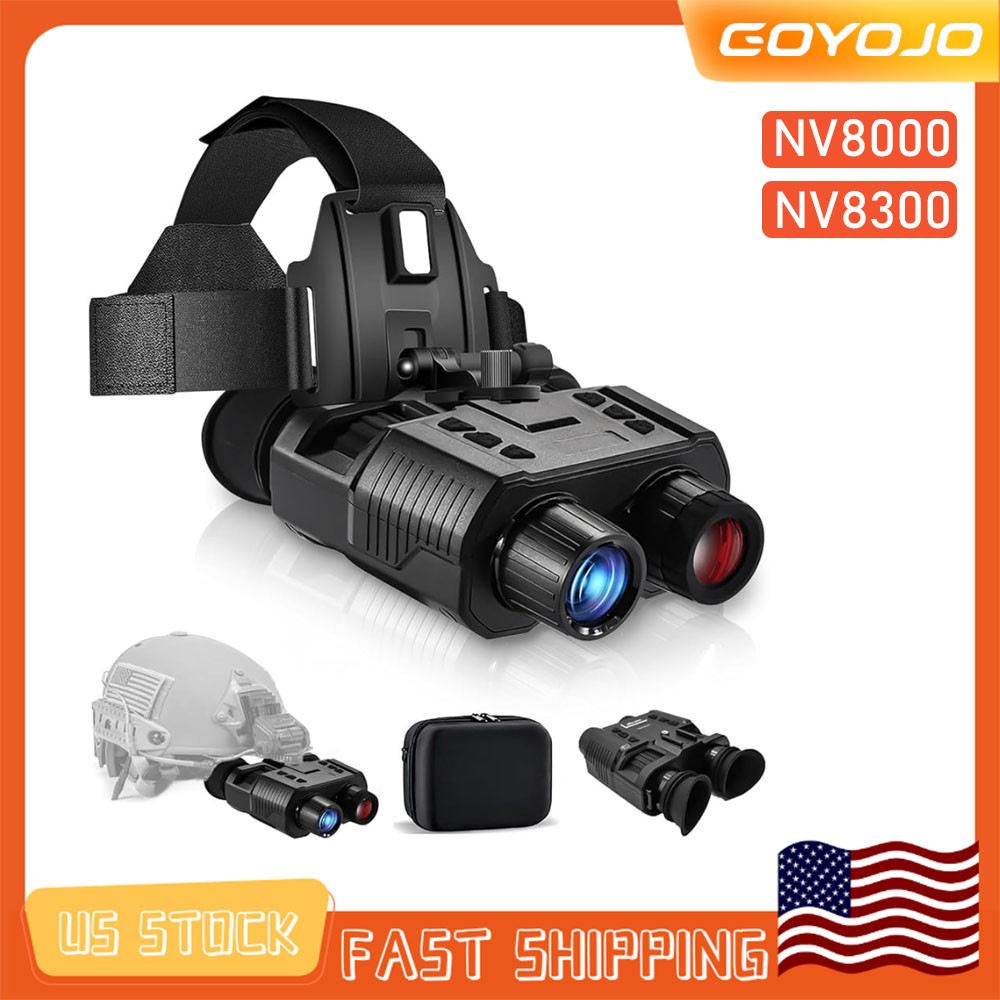 Night Vision Binocular Goggles Binoculars Telescope Hunting for Helmet 1080P HD