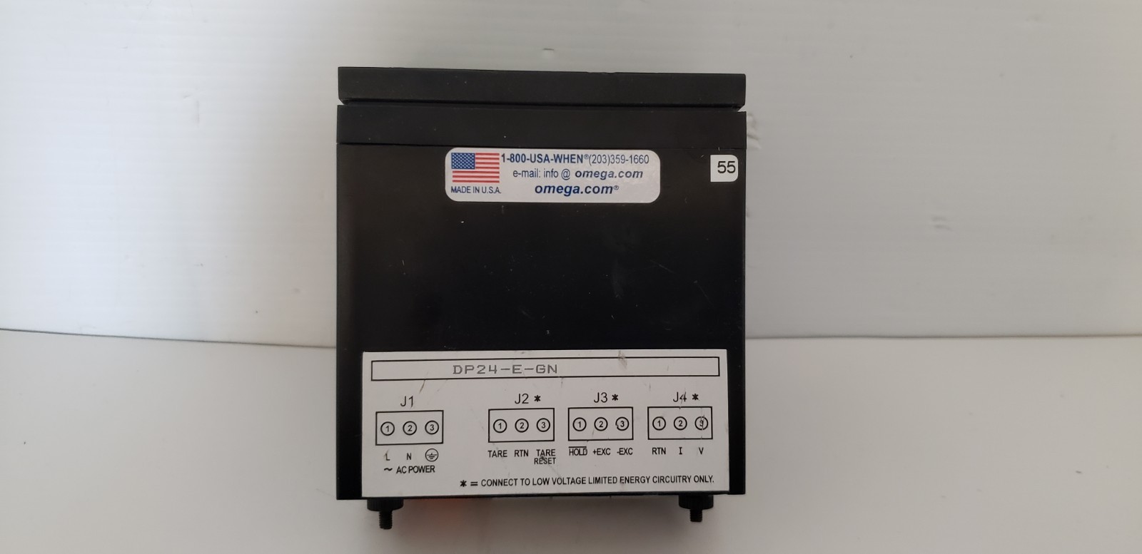 OMEGA DP24-E-GN PROCESS METER, 4 DIGITS, GREEN LED DISPLAY (MISSING FRONT COVER)