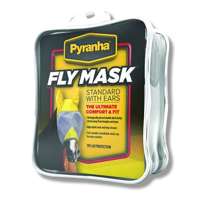 Pyranha Fly Mask with Ears - Large