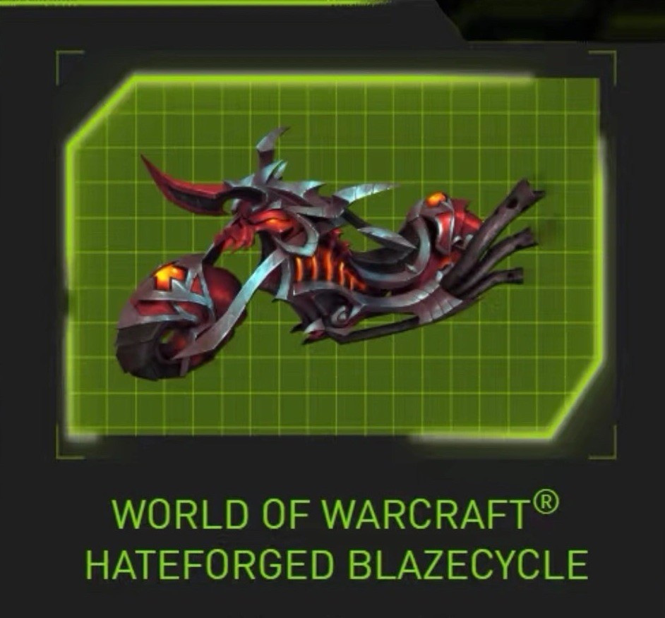 [Global] HATEFORGED BLAZECYCLE Mountain Dew x World of Warcraft Redemption Code