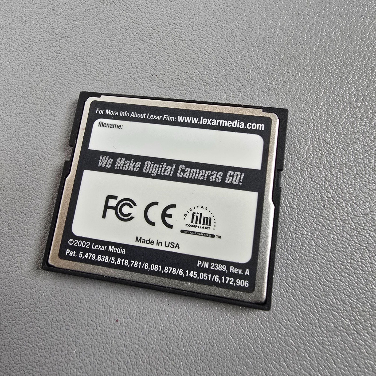 Lexar Professional 1 GB 80x Speed CompactFlash Memory Card