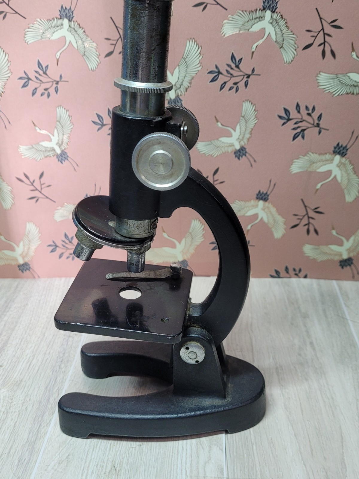 Vintage Sears Student Microscope 100x 200x 300x Magnification Untested No Slides