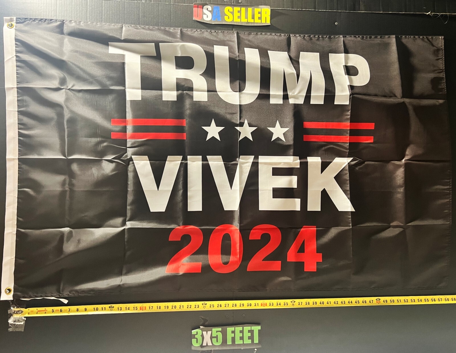 Donald Trump Flag FREE USA SHIP 2024B Vivek Ramaswamy Save America USA Sign 3x5'