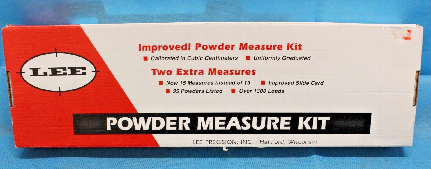 Lee Reloading Powder Measure Kit 15 Powder Dippers 90100
