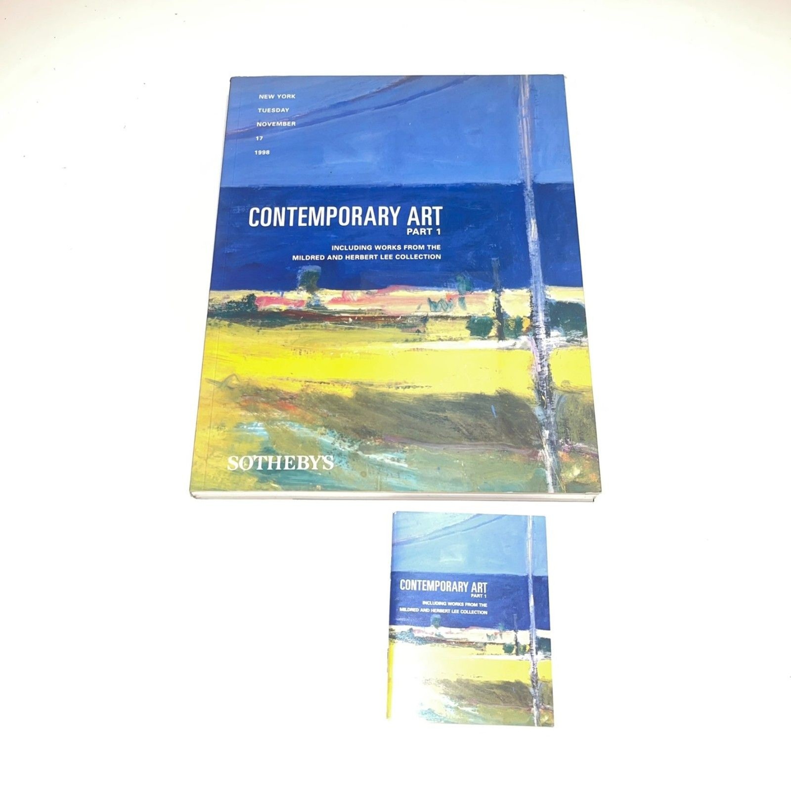 SOTHEBY'S Contemporary Art Part 1 Auction Catalog November 17 1998