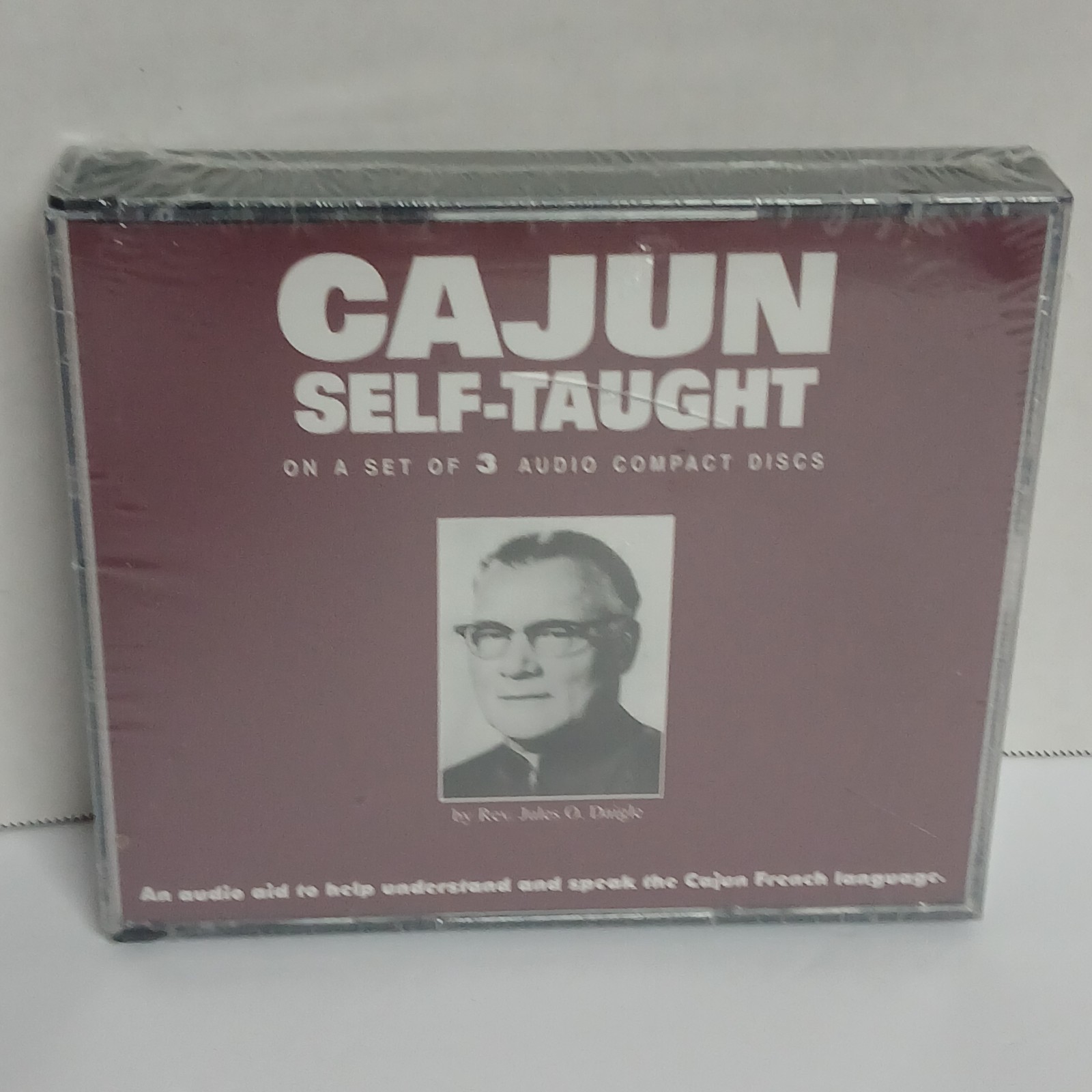 Cajun Self-Taught Rev. Jules O. Daigle  3 CD Set Learn To Understand And Speak