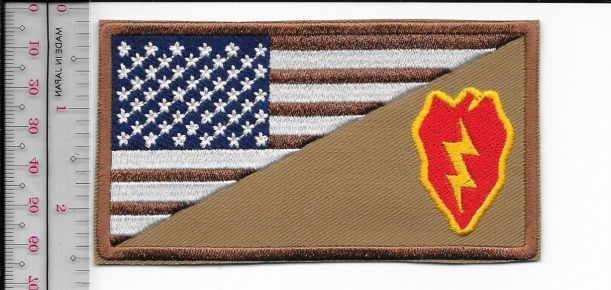 US Army Division Iraq Afghanistan 25th Infantry Division from 1991 No Tariff
