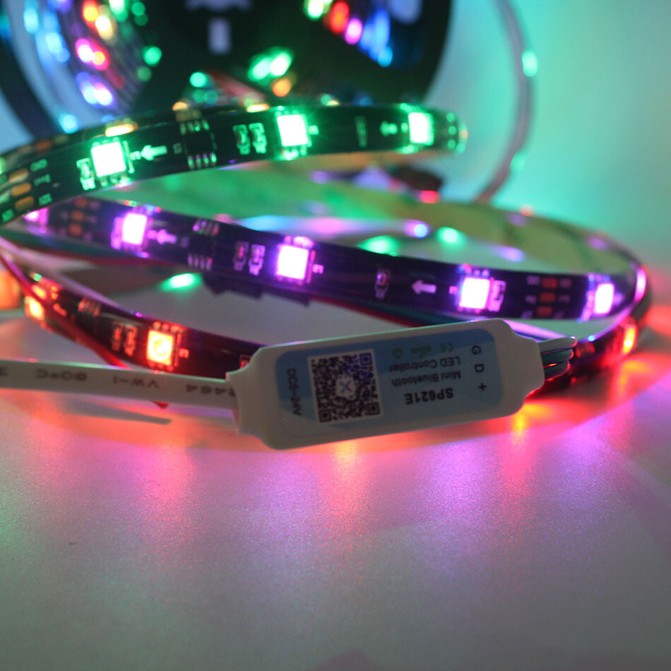 SP621E Bluetooth-compatible LED controller APP control For WS2812 LED strip