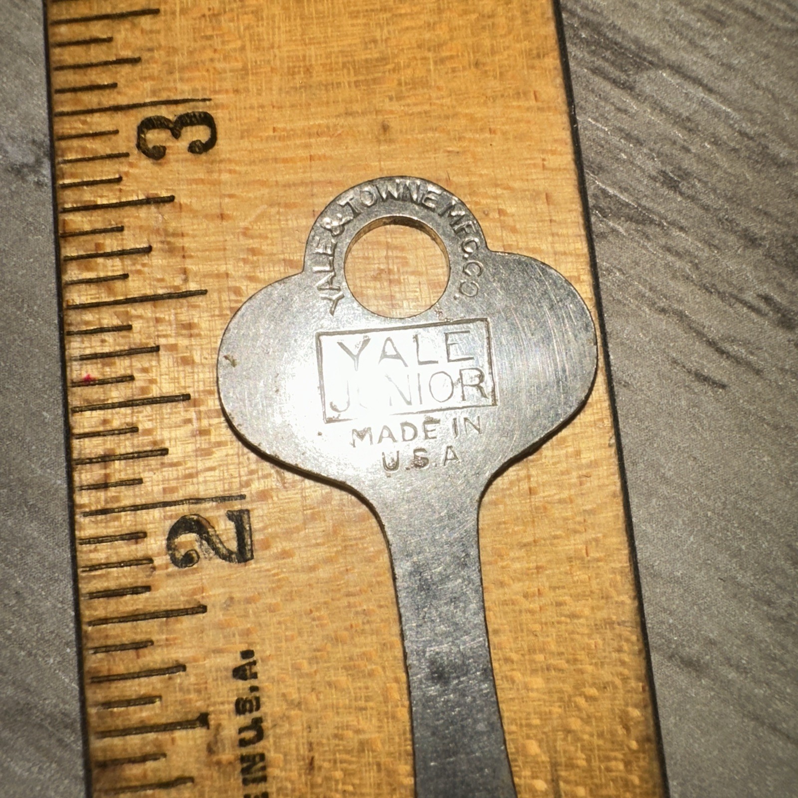 Antique Yale & Towne Junior Skeleton Key #S9 Flat Key