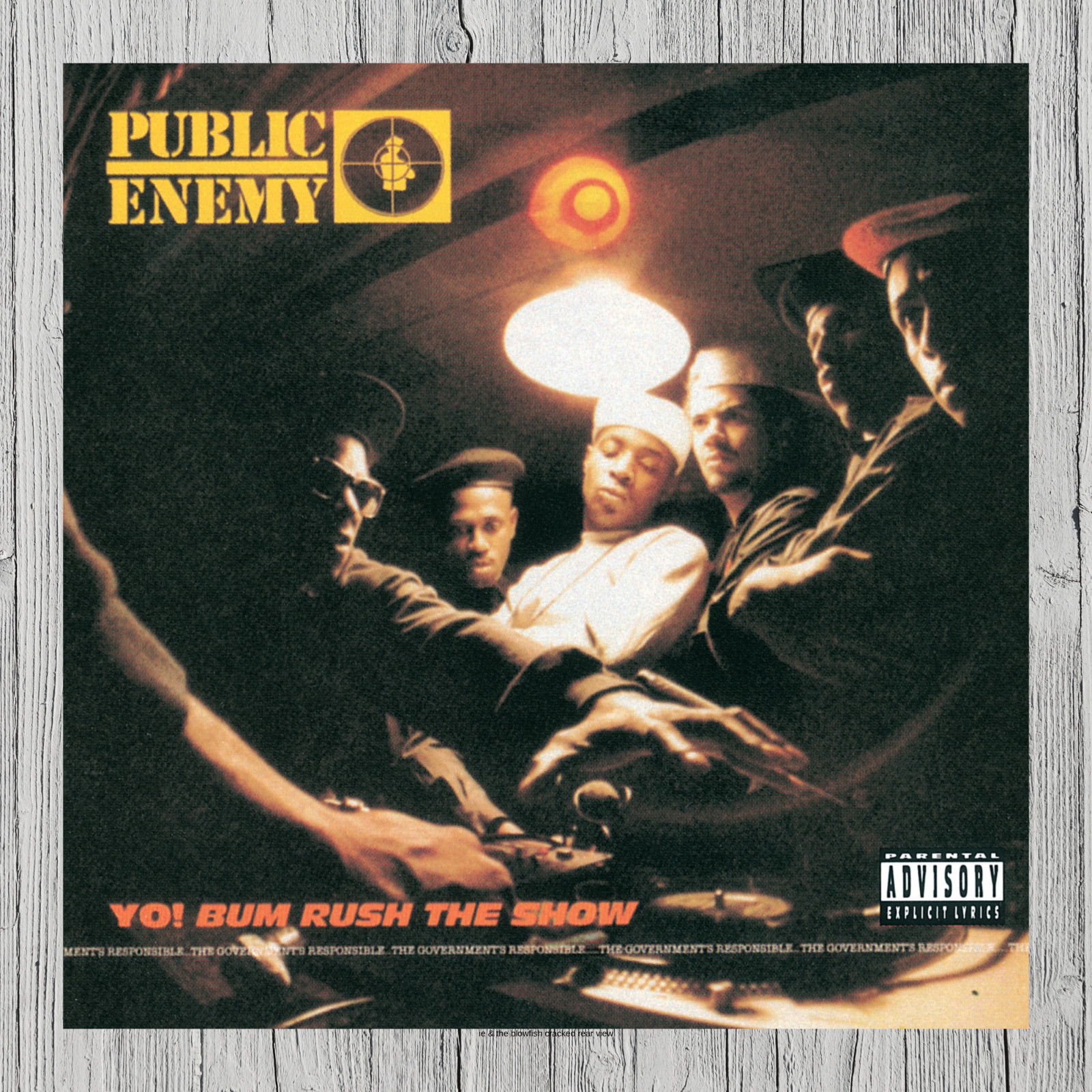 Public Enemy Yo! Bum Rush the Show Album Cover Metal Sign Poster