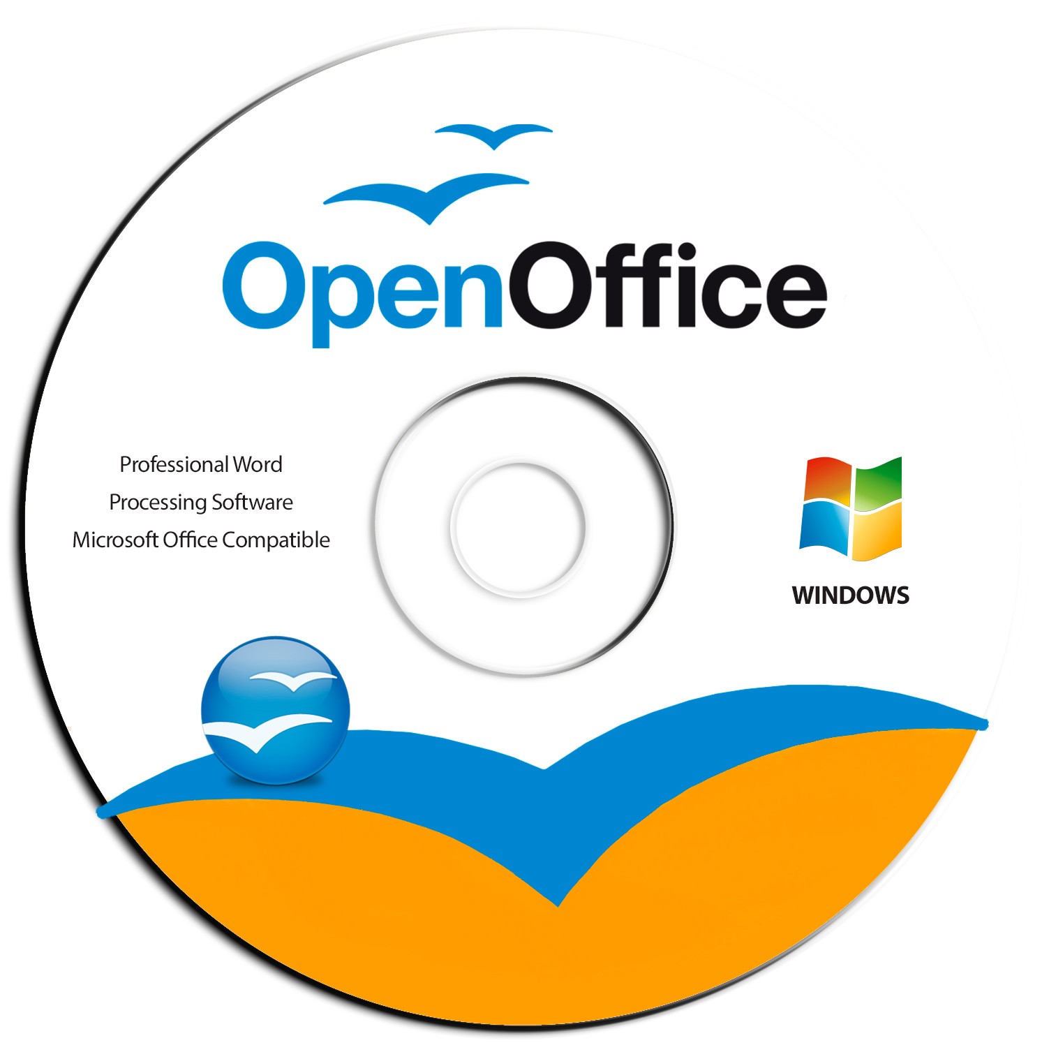 Open Office Software Suite for Windows-Word Processing-Home-Student-Business-CD