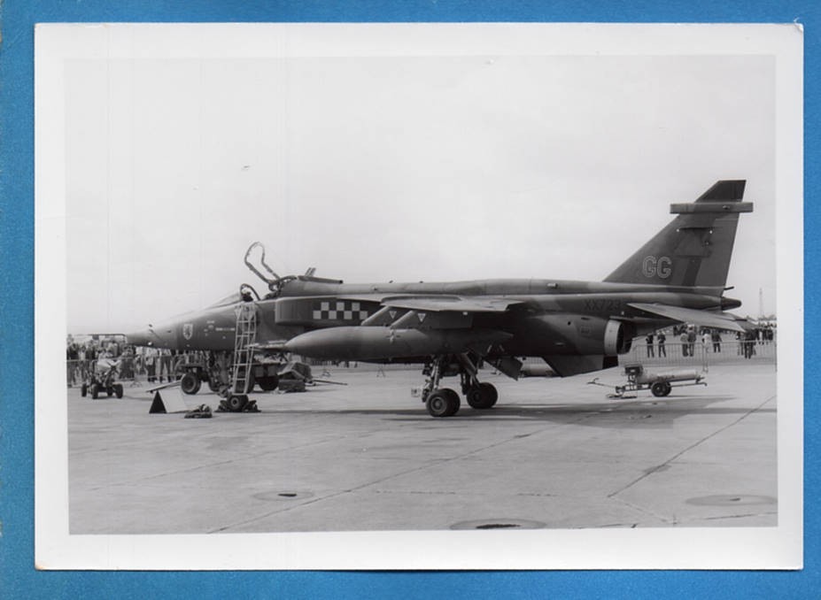 1973-1980s RAF Royal Air Force SEPECAT Jaguar XX723 Original Photo