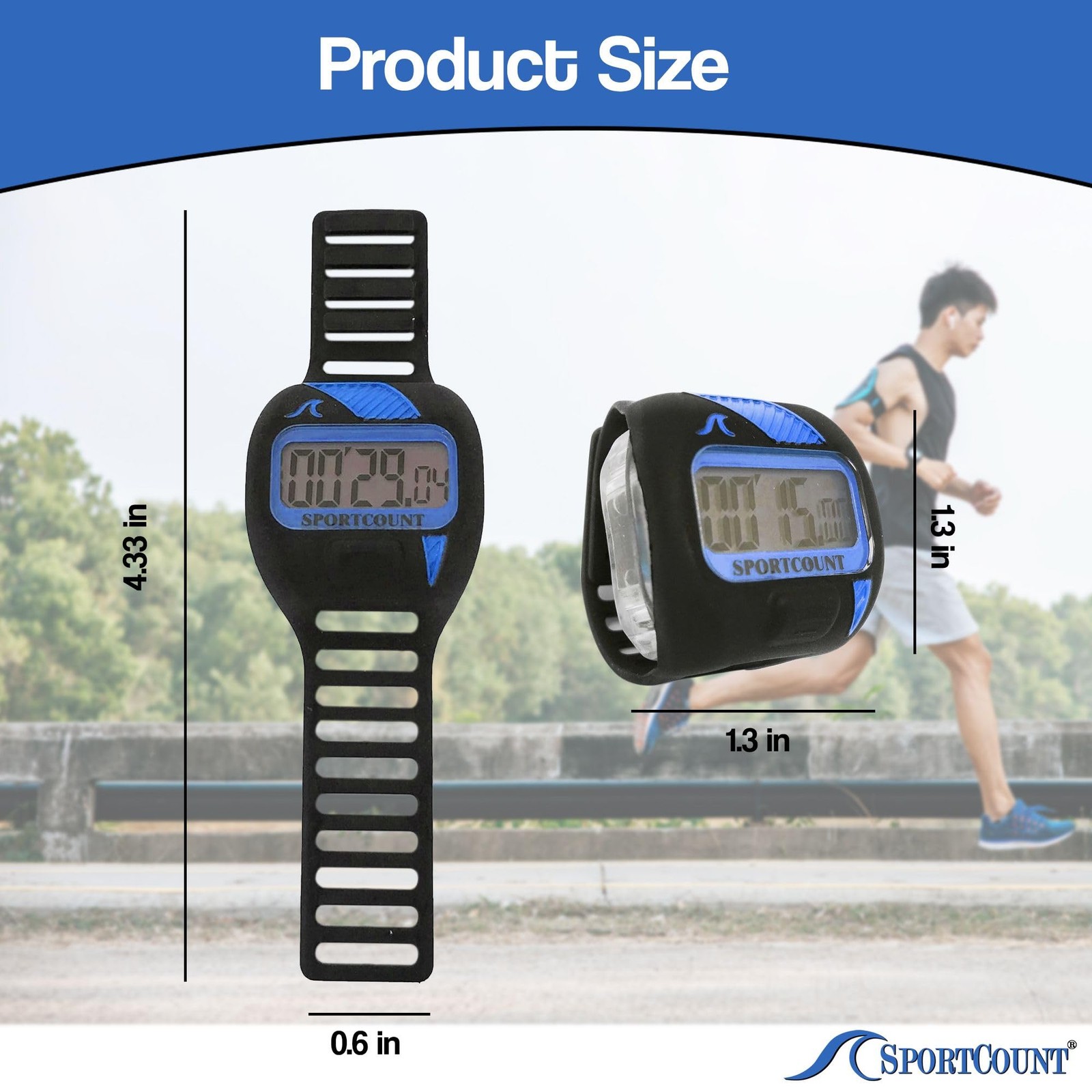Sportcount LapCounter and Timer - Waterproof Lap Counter Timer for Swimming B...