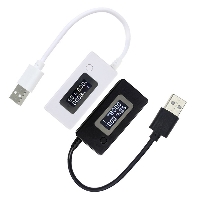 USB Voltmeter Ammeter Detector Voltage Current Tester Charger LCD Monitor