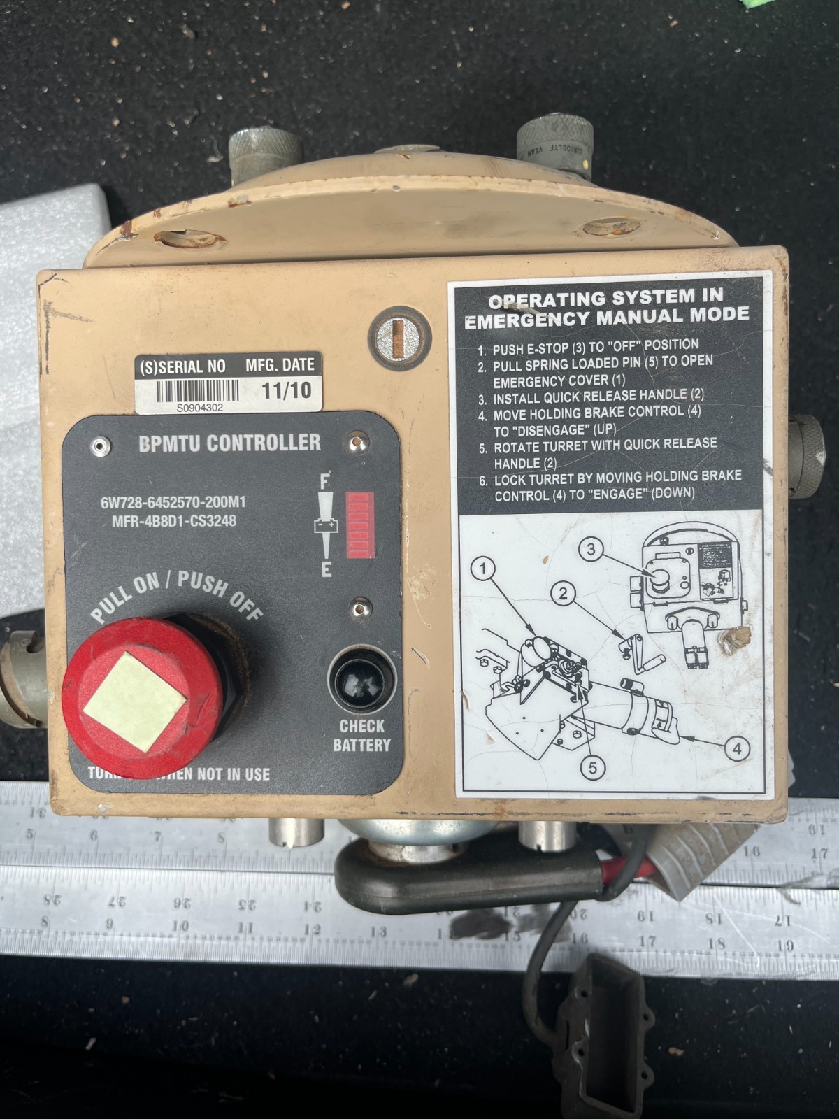 BPMTU MOTOR CONTROLLER 6W728-6452570-200M1 MFR-4B8D1-CS3248
