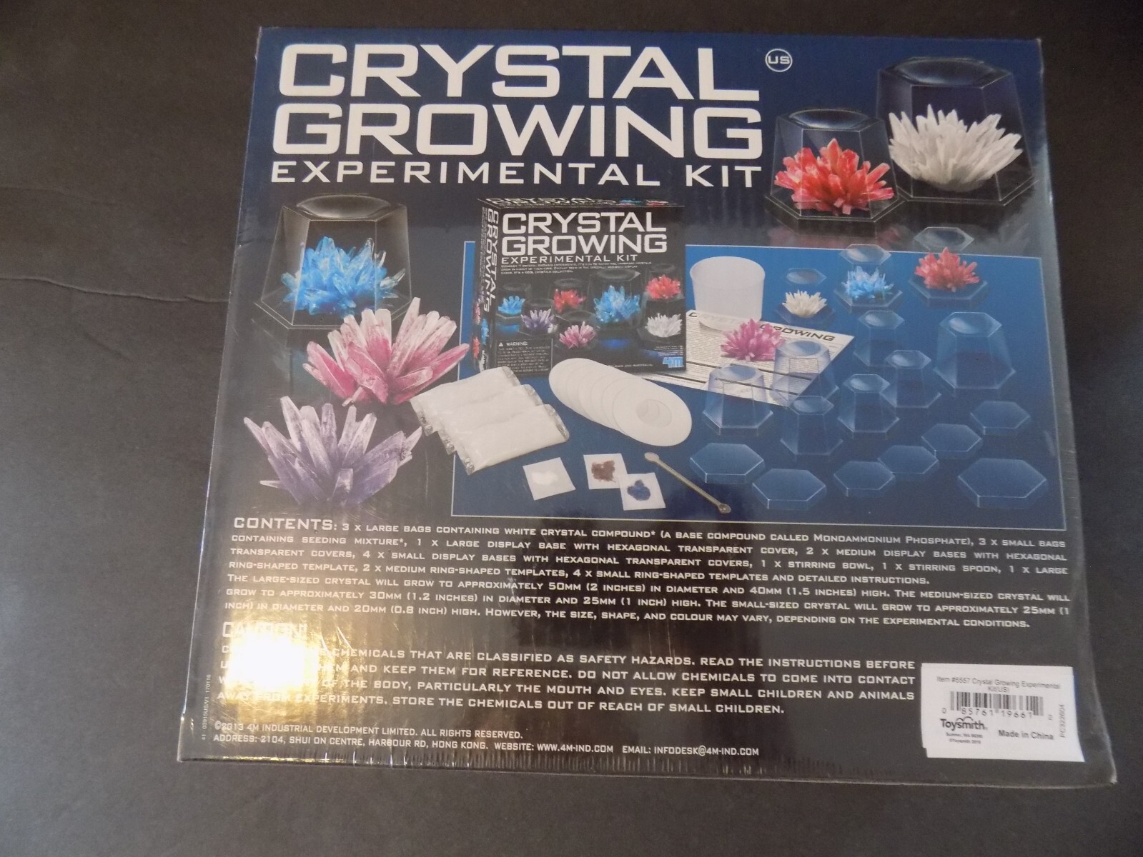 NEW Crystal Growing Science Experimental Kit 7 Crystal Science Experimental Kit