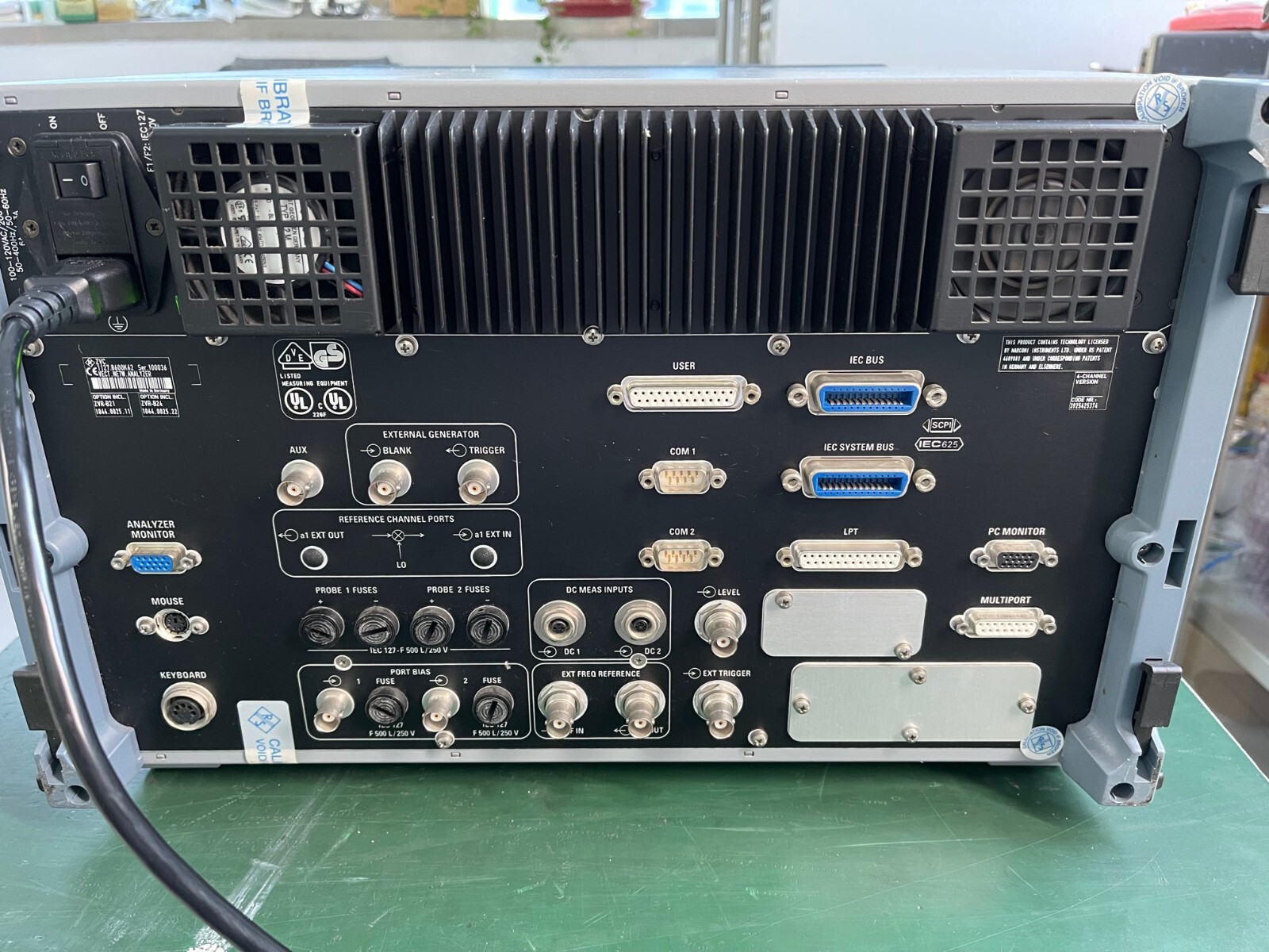 Rohde & Schwarz ZVC Vector Network Analyzer 300kHz- 8GHz , 2 ports