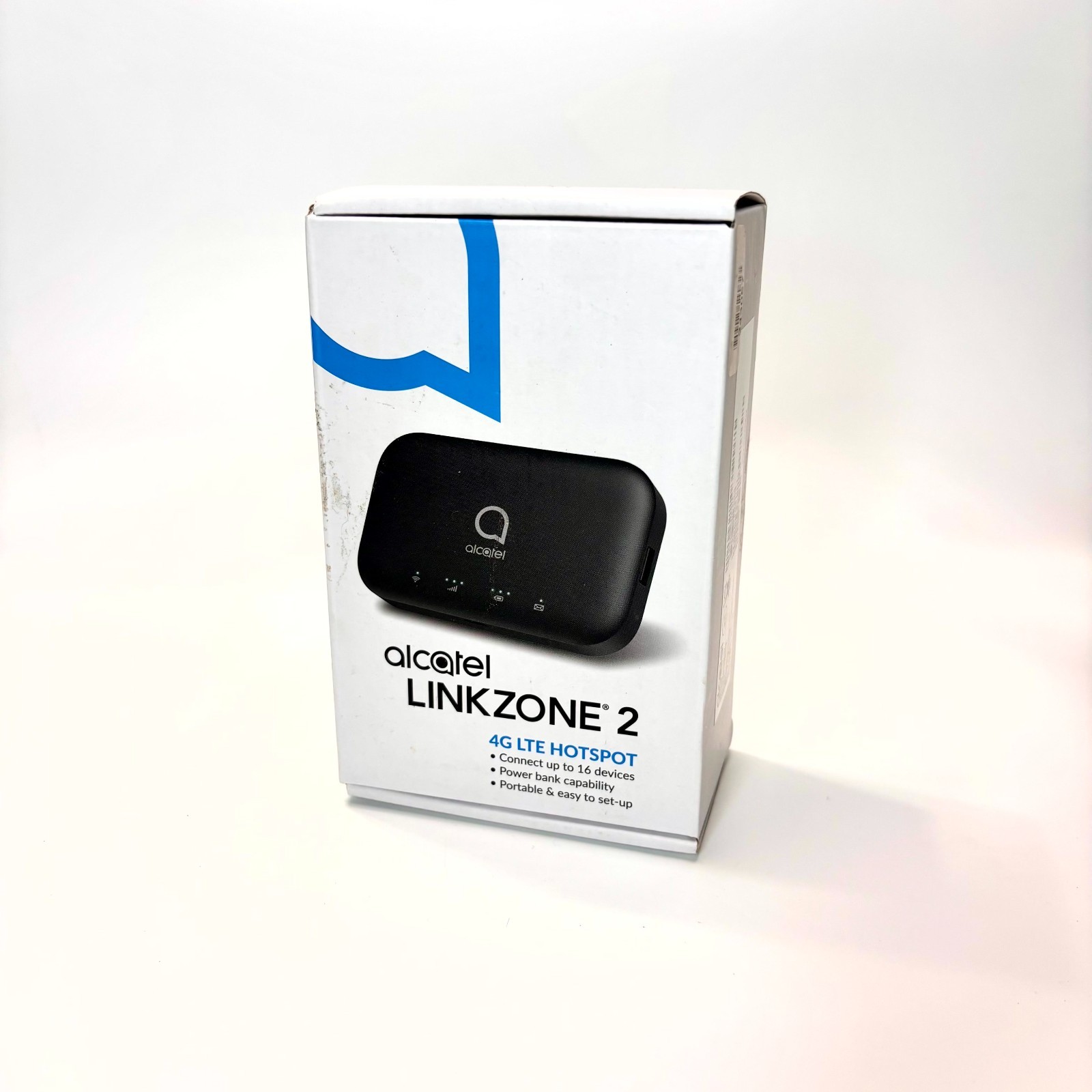 Alcatel LINKZONE 2 4G LTE Mobile Hotspot & Power Bank 4400mAh Portable USB-C