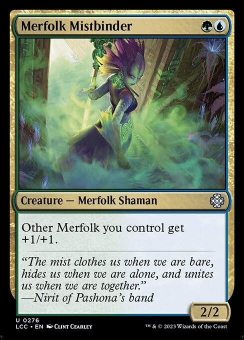 Merfolk Mistbinder 276 U Normal LCC MTG NM