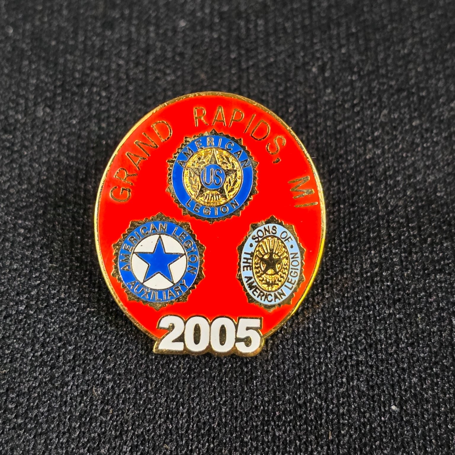 American Legion Grand Rapids MI Pin 2005 Military Fraternal Lapel Pin