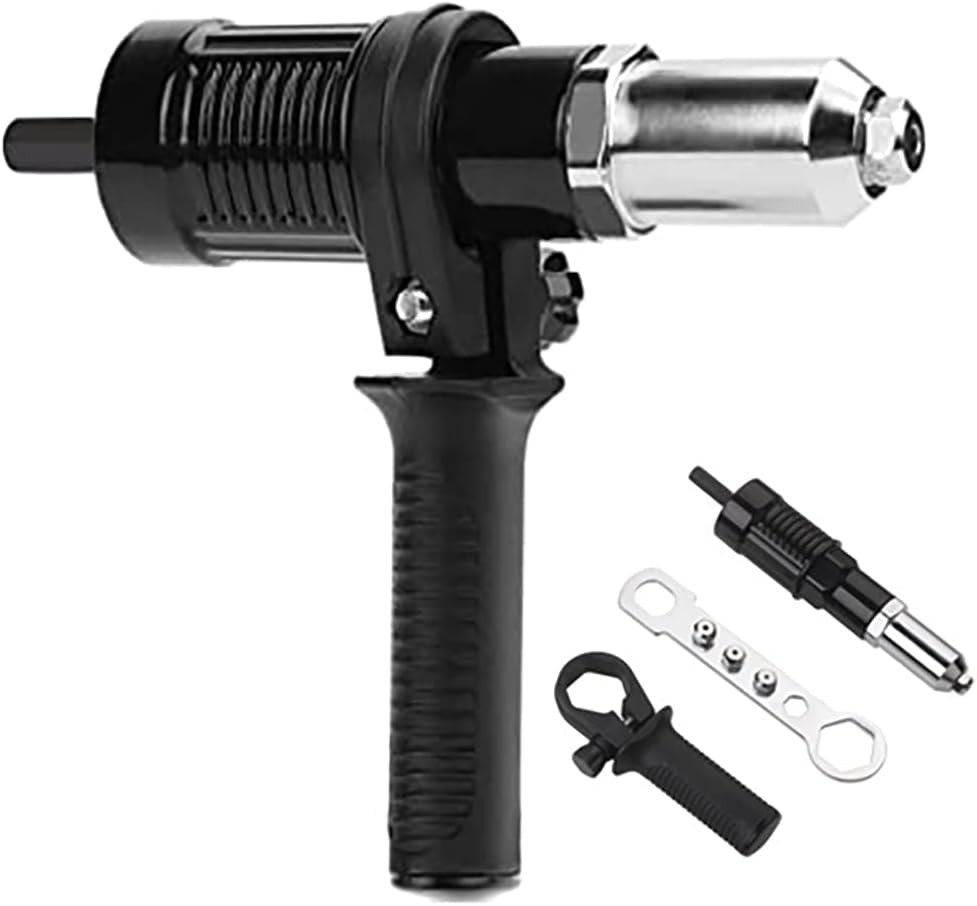 Rivet Gun Adapter Kit, Electric Power Drill Rivet Attachment
